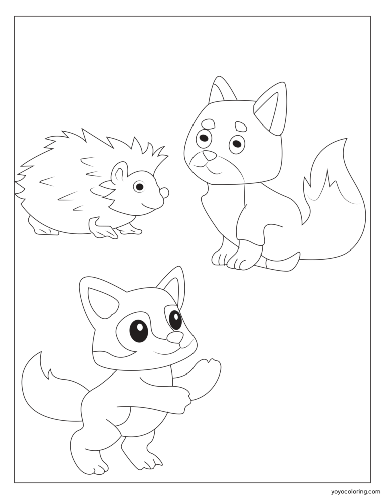 Animal Coloring Pages ᗎ Coloring book – Coloring Template