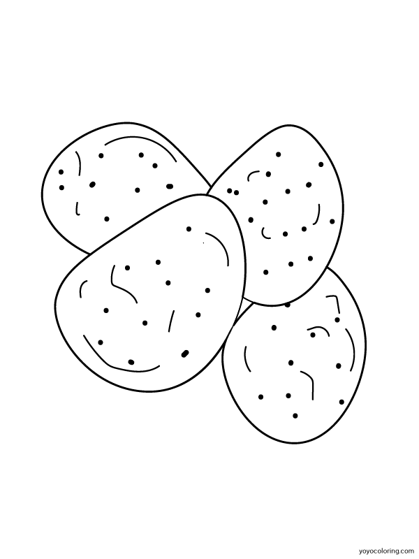 Kartoffel Ausmalbilder ᗎ Zum Ausmalen – Malvorlage