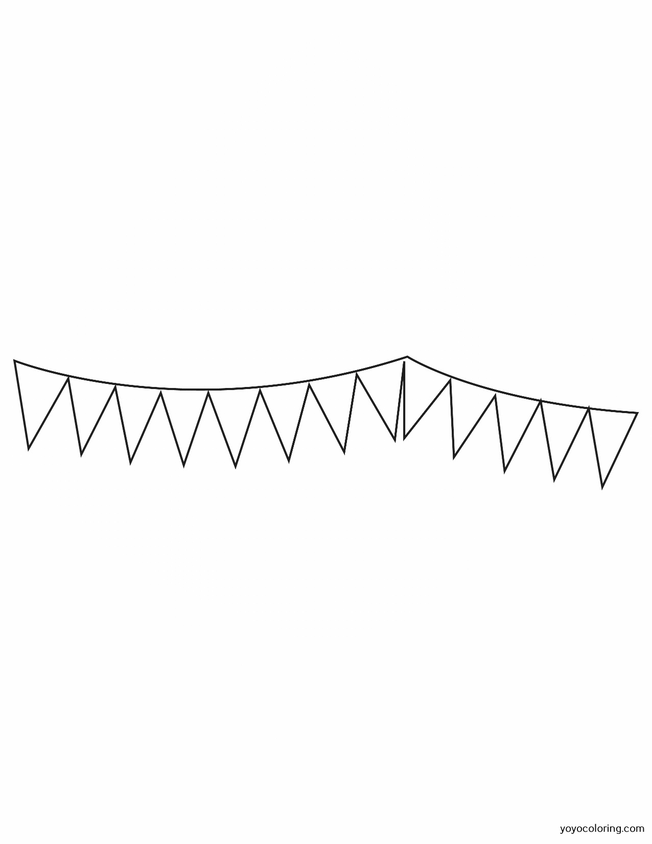 Birthday garland Coloring Pages ᗎ Printable Painting Template