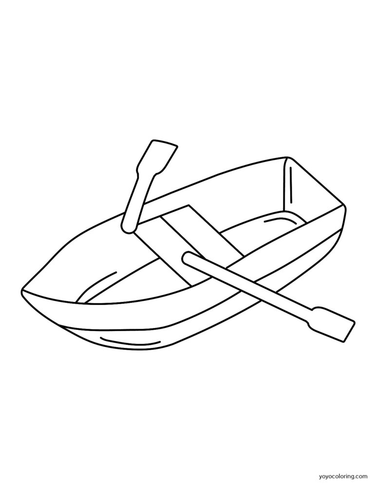Boat Coloring Pages ᗎ Coloring book – Coloring Template
