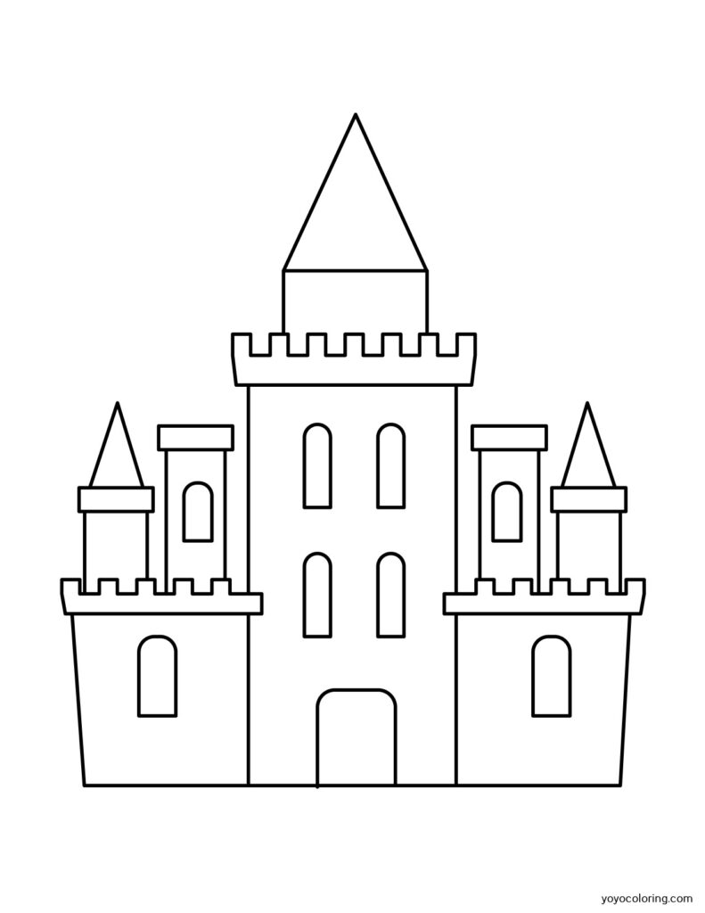Castle Coloring Pages