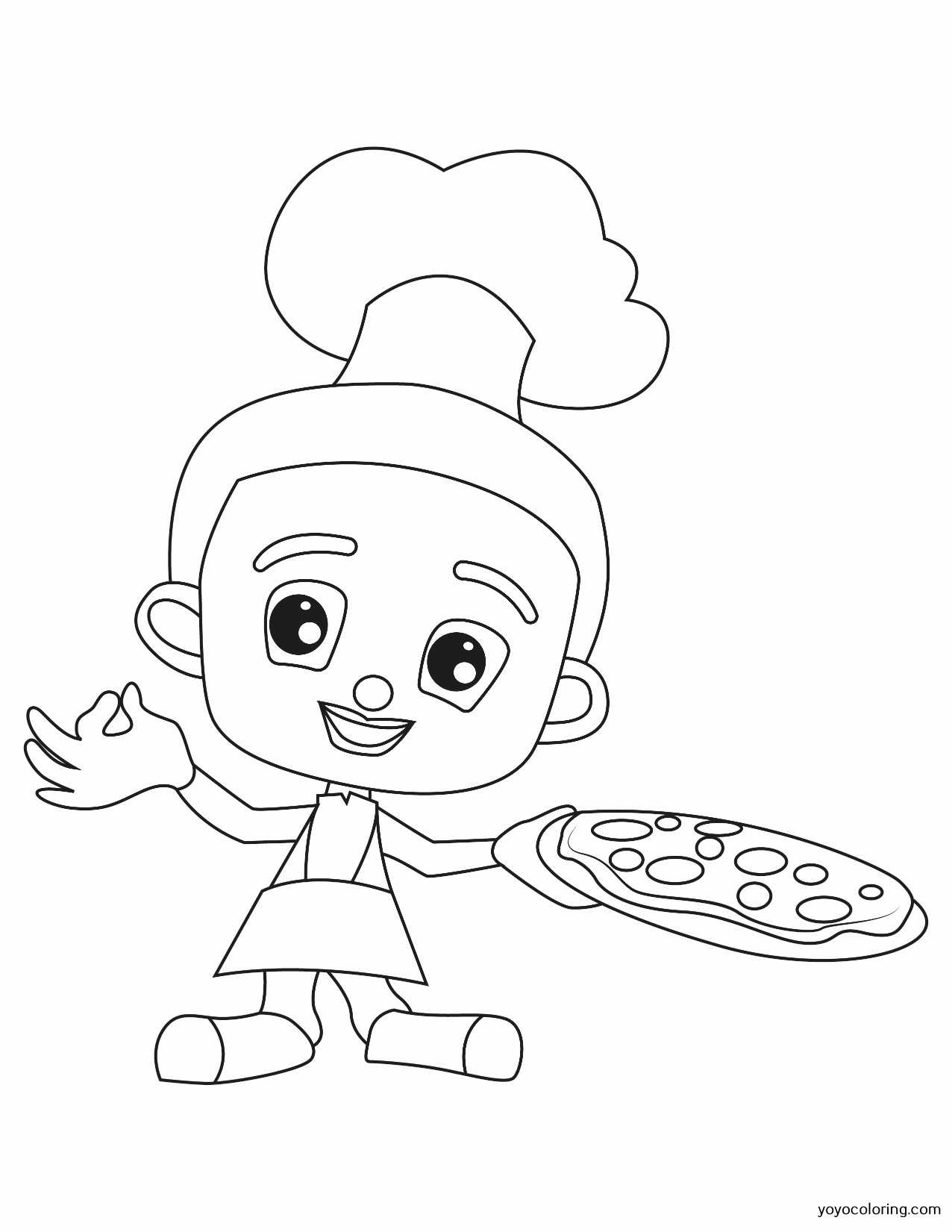 Read more about the article Chef Coloring Pages ᗎ Coloring book – Coloring Template