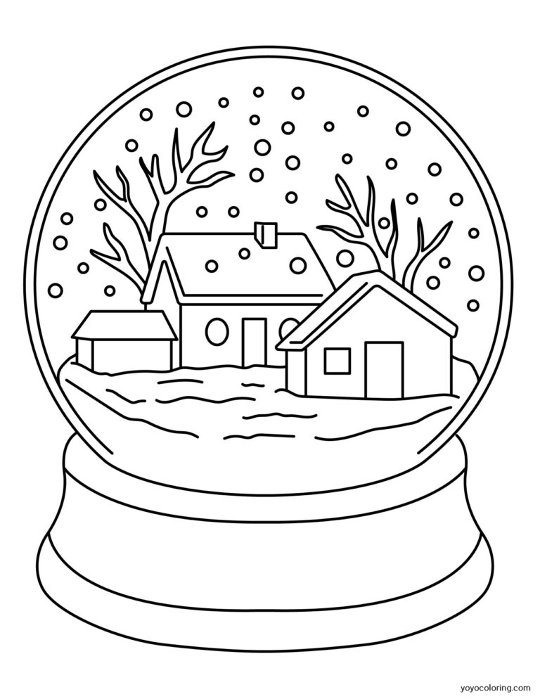 Christmas Coloring Pages ᗎ Coloring book – Coloring Template