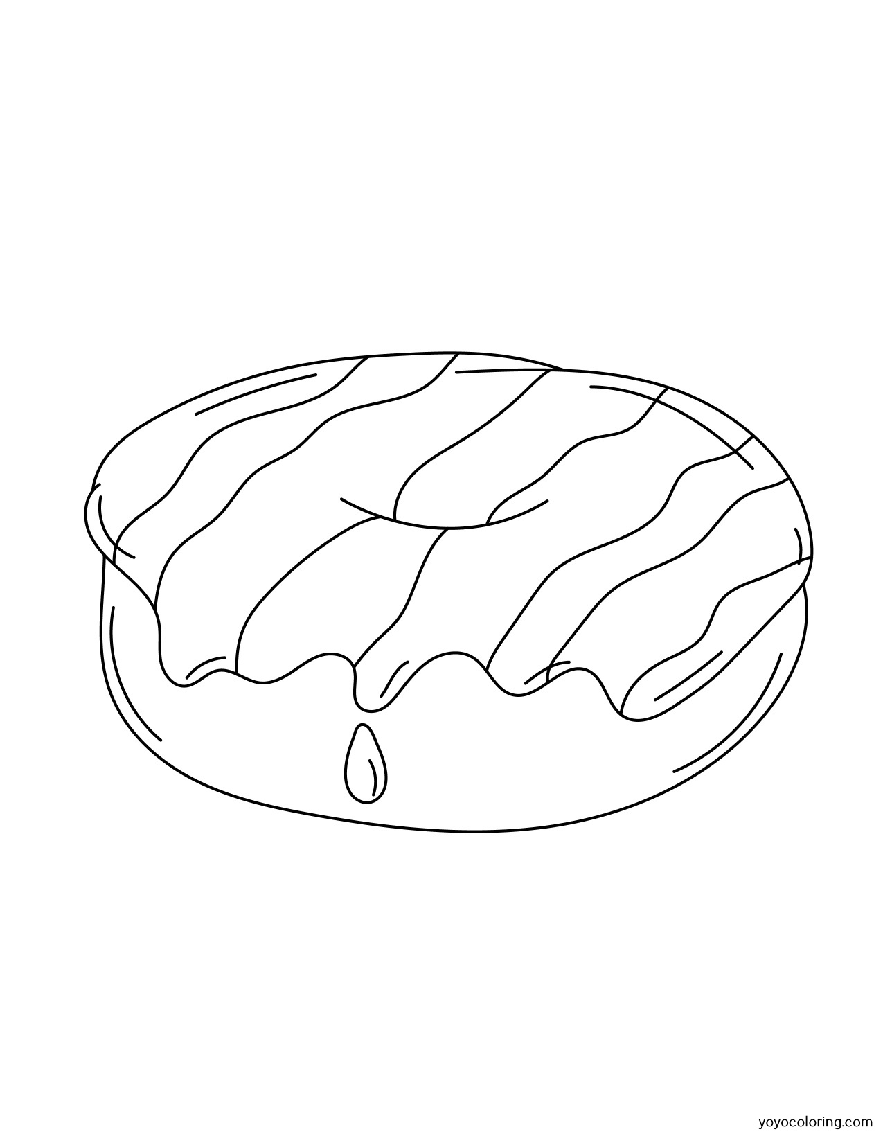 Donut Ausmalbilder ᗎ Malvorlage zum Ausdrucken