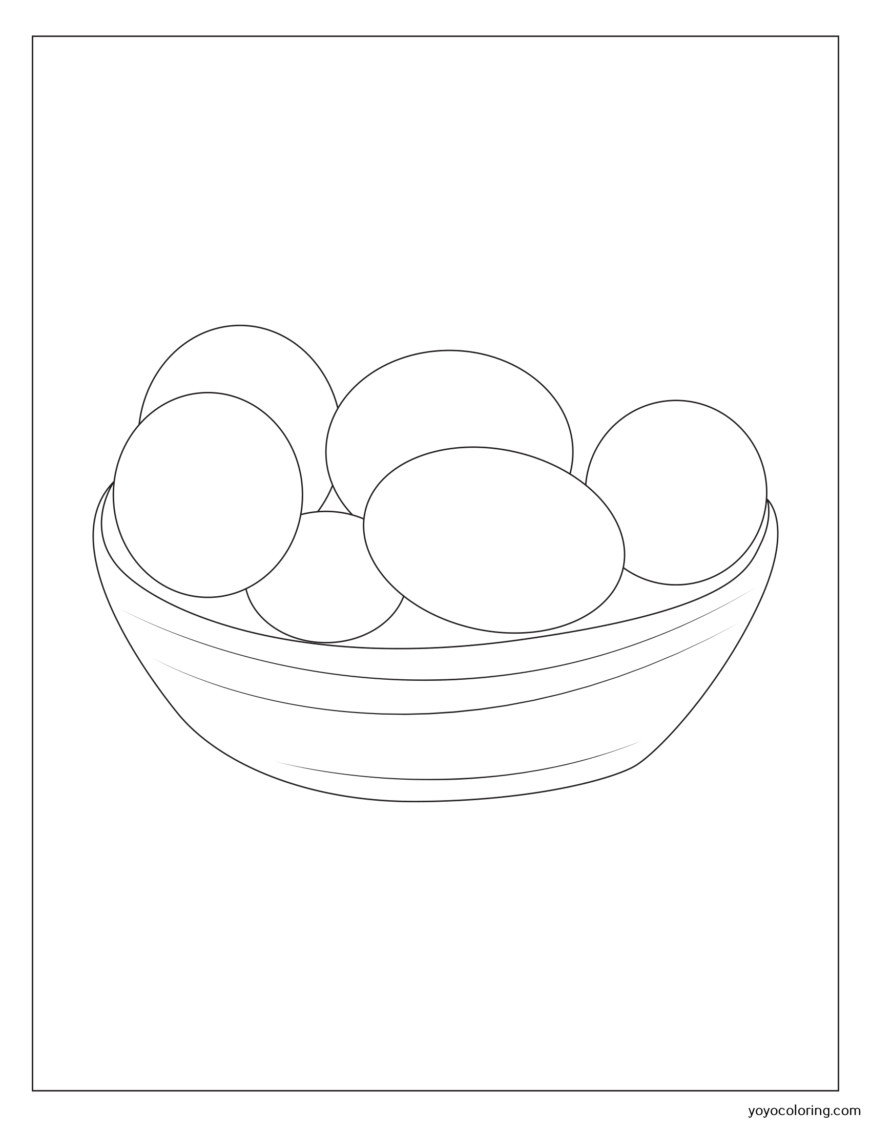 Ausmalbilder Eier