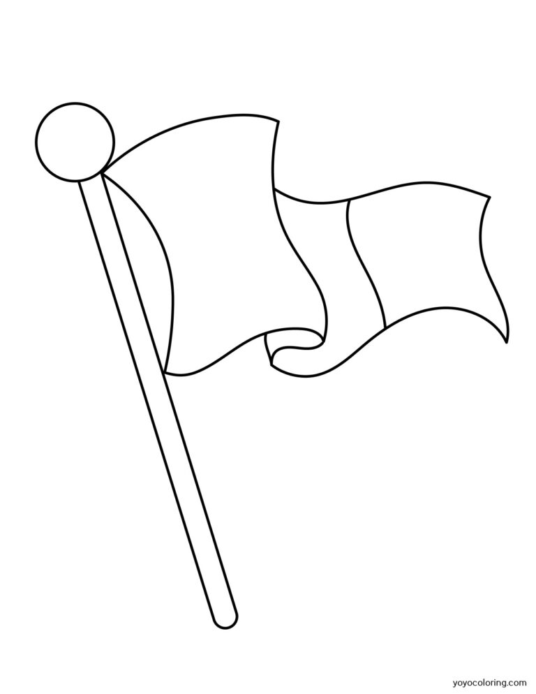 Flag Coloring Pages ᗎ Coloring book – Coloring Template