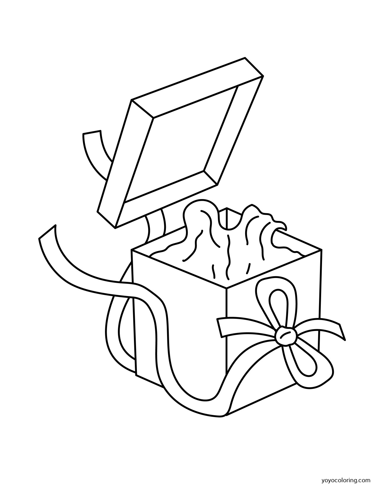 Lesen Sie mehr über den Artikel Gift Coloring Pages ᗎ Coloring book – Coloring Template