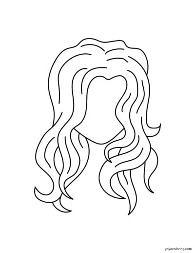 Hair Coloring Pages