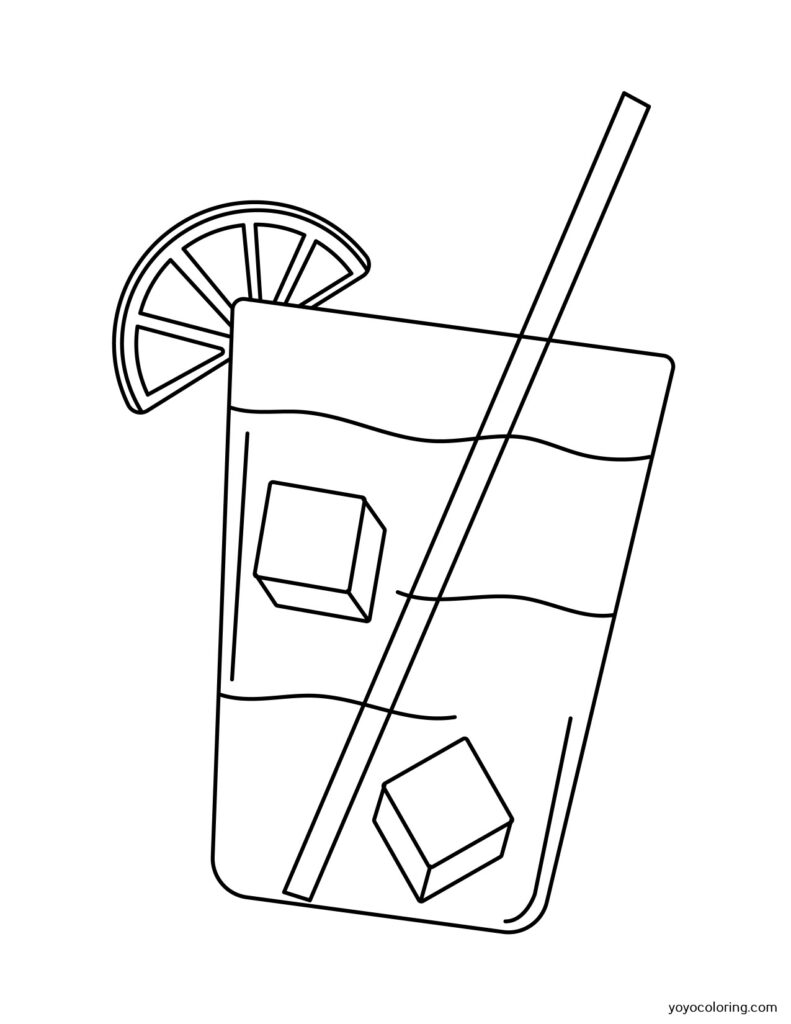 Lemonade Coloring Pages