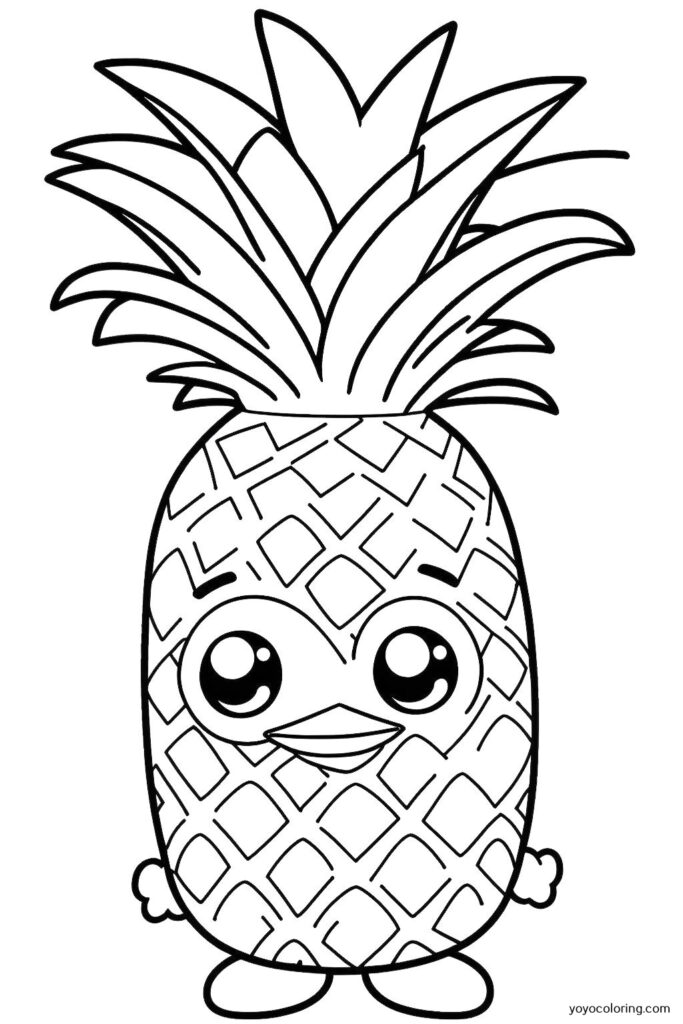 Ananas Malvorlagen
