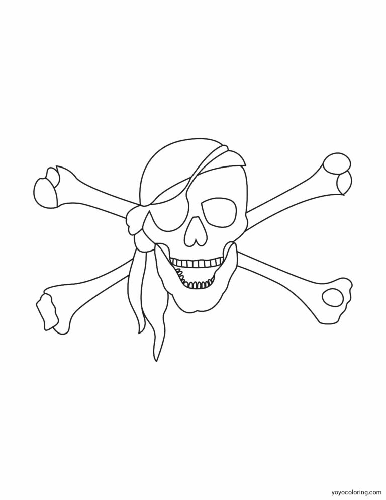 Pirat Ausmalbilder ᗎ Zum Ausmalen – Malvorlage