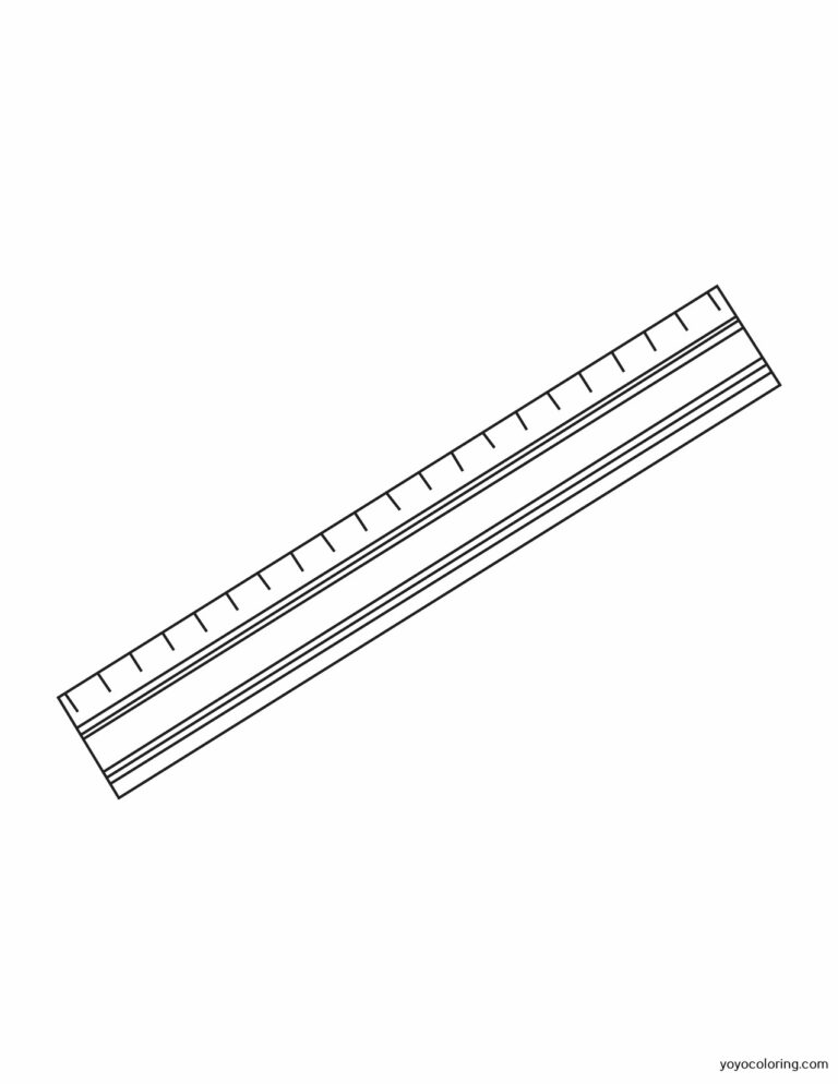Ruler Coloring Pages ᗎ Coloring book – Coloring Template