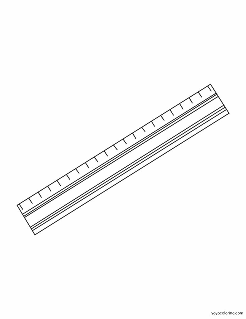 Ruler Coloring Pages