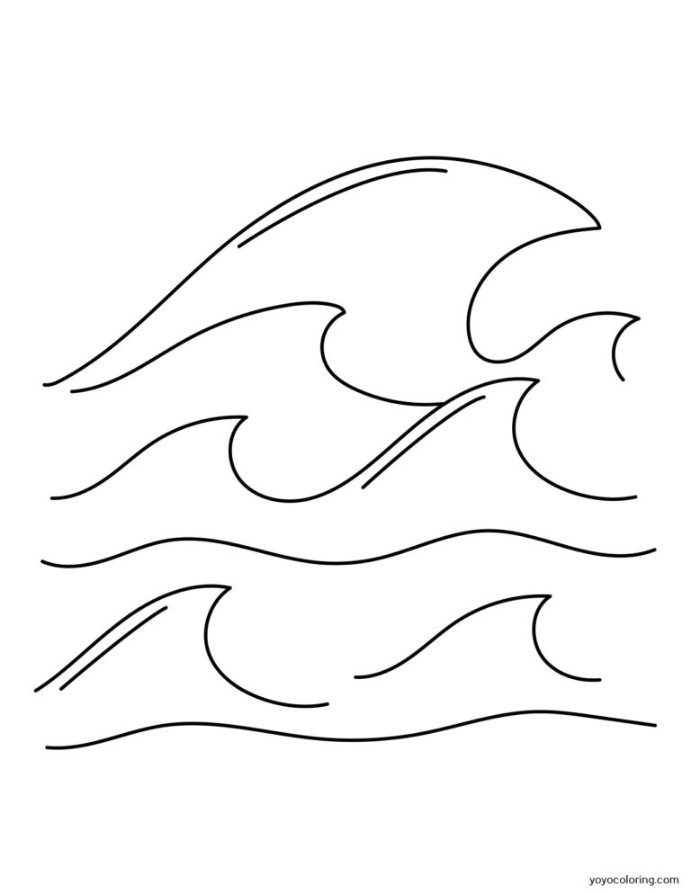 Sea Coloring Pages ᗎ Coloring book – Coloring Template