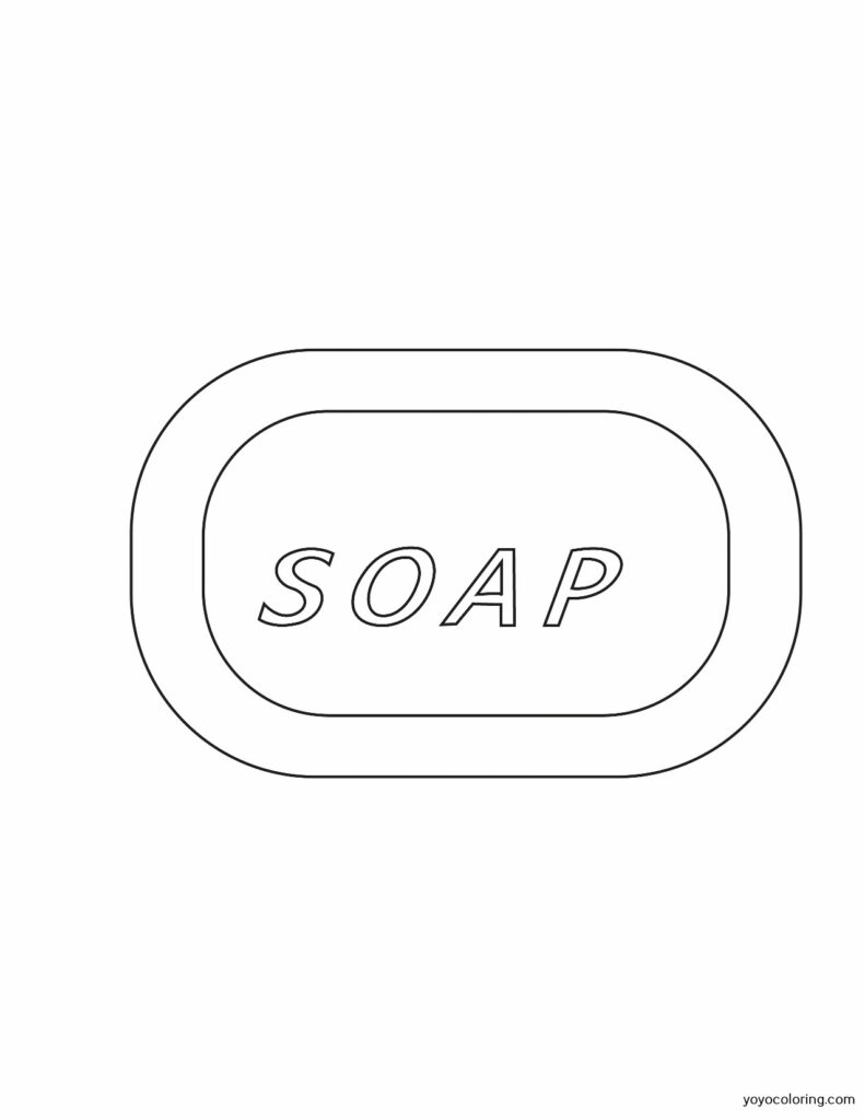 Soap Coloring Pages