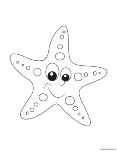 Lesen Sie mehr über den Artikel Starfish Coloring Pages ᗎ Coloring book – Coloring Template