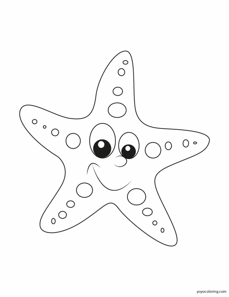 Starfish Coloring Pages
