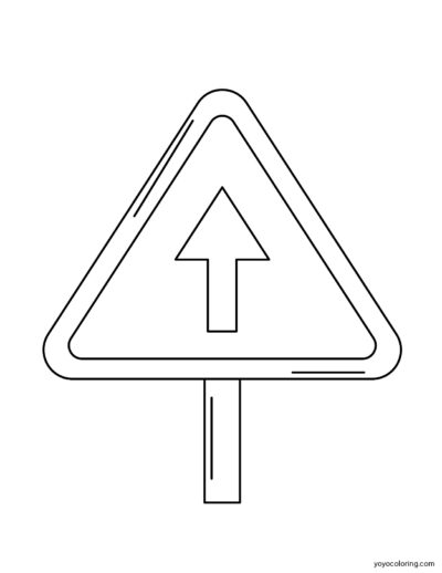 Traffic Signs Coloring Pages