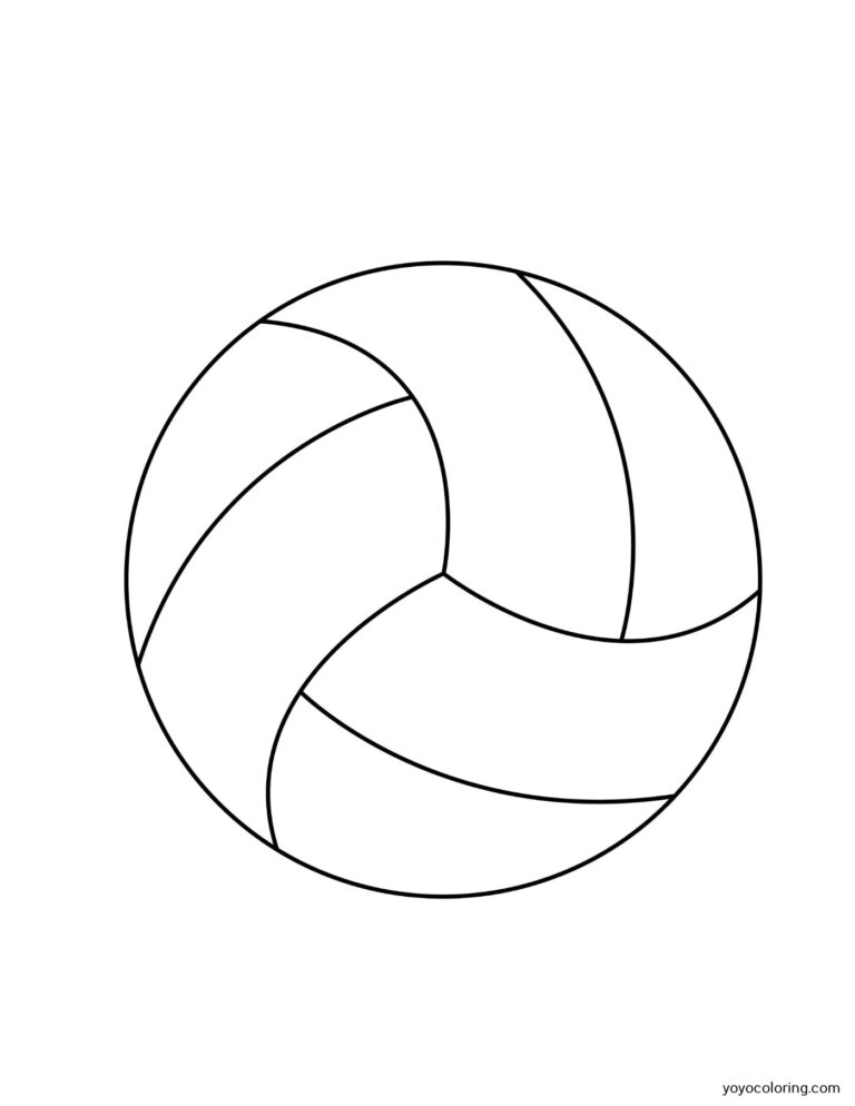 Ball Coloring Pages ᗎ Libro para colorear – Plantilla para colorear