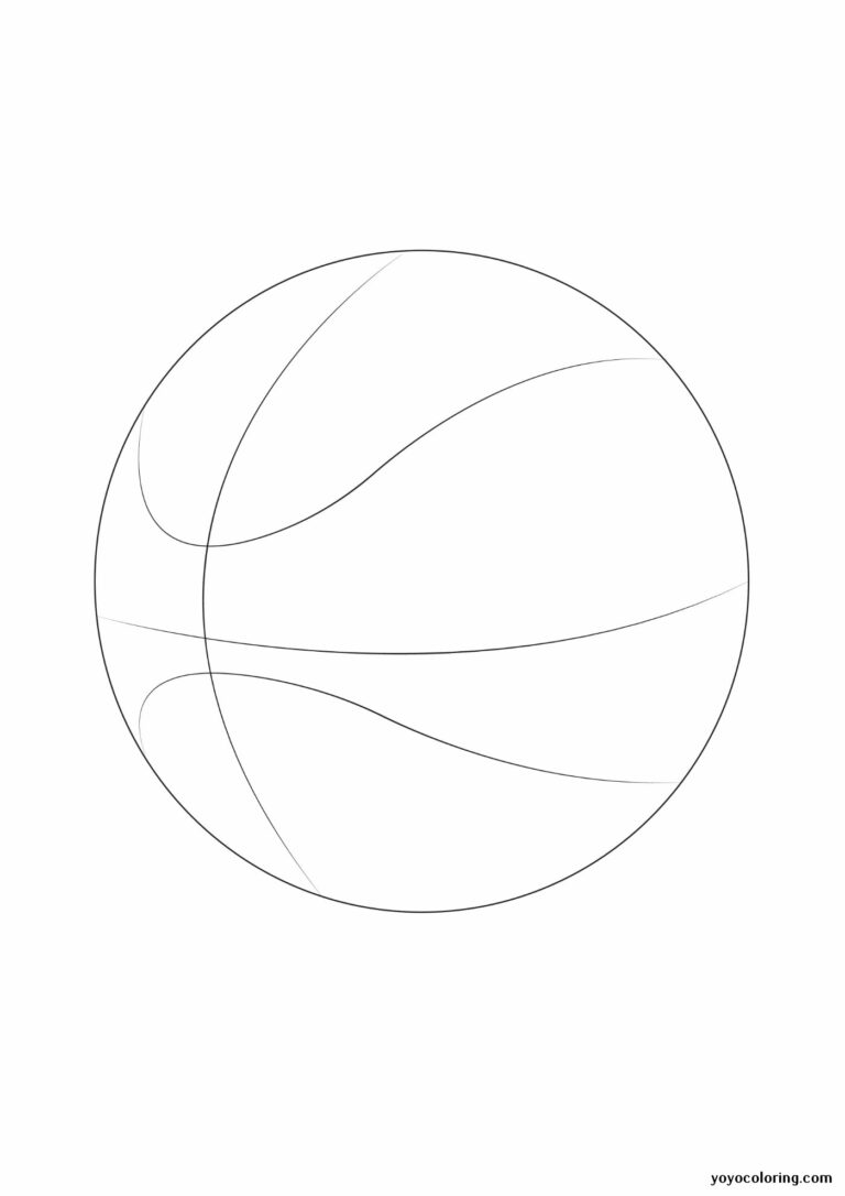 Basketball Ausmalbilder ᗎ Zum Ausmalen – Malvorlage