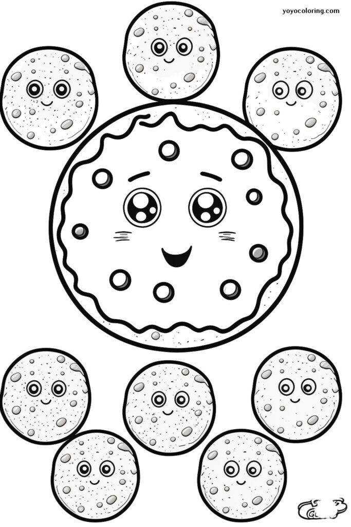 Cookies Coloring Pages