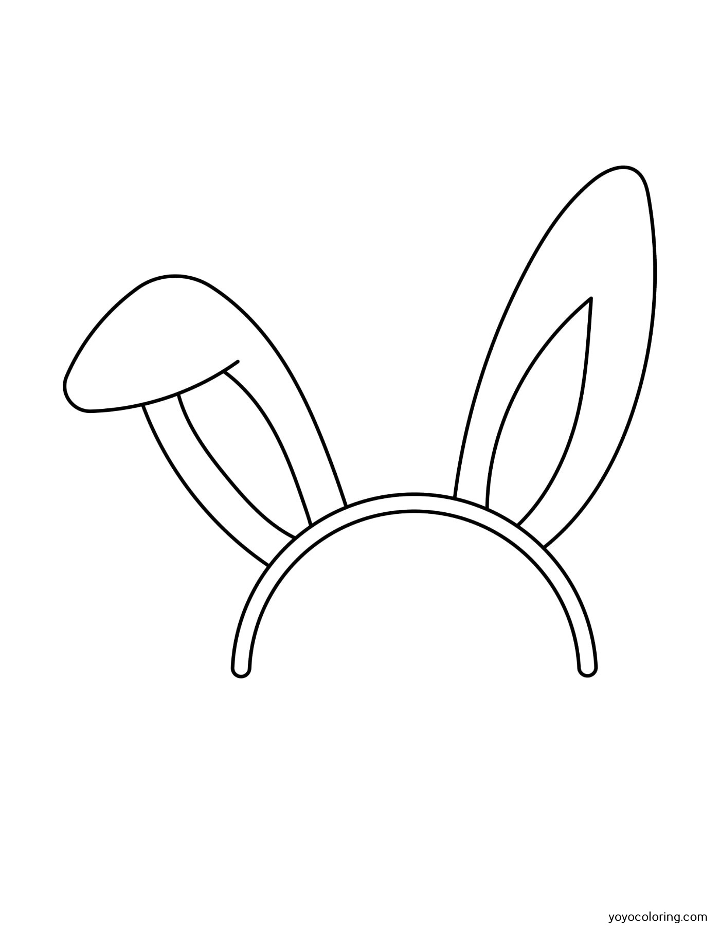 ears coloring page