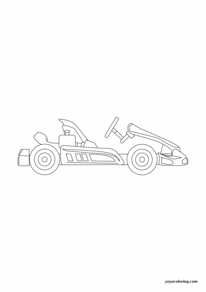 Go-kart Coloring Pages