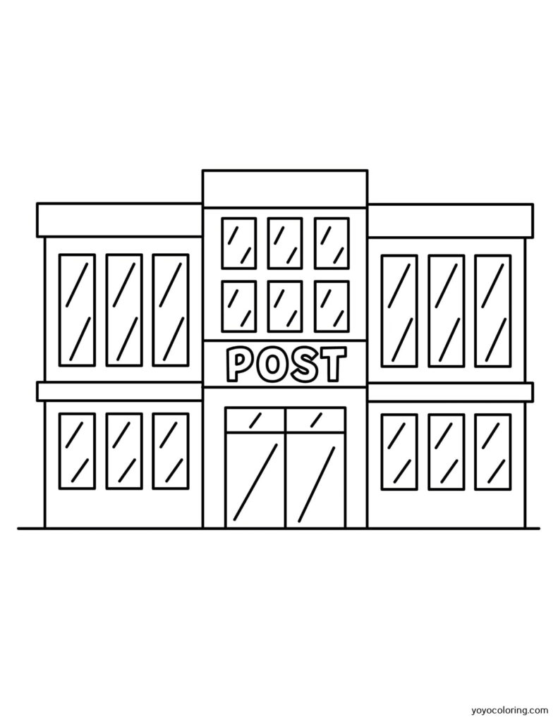 Mail Coloring Pages