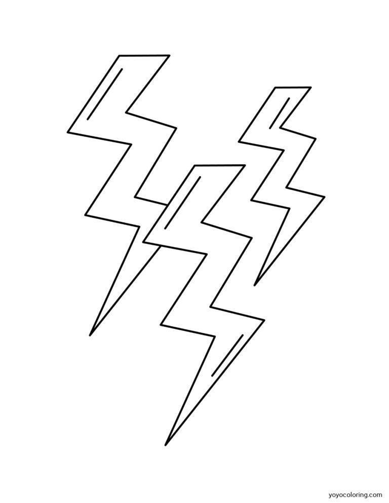 Thunderstorm Coloring Pages ᗎ Coloring book – Coloring Template