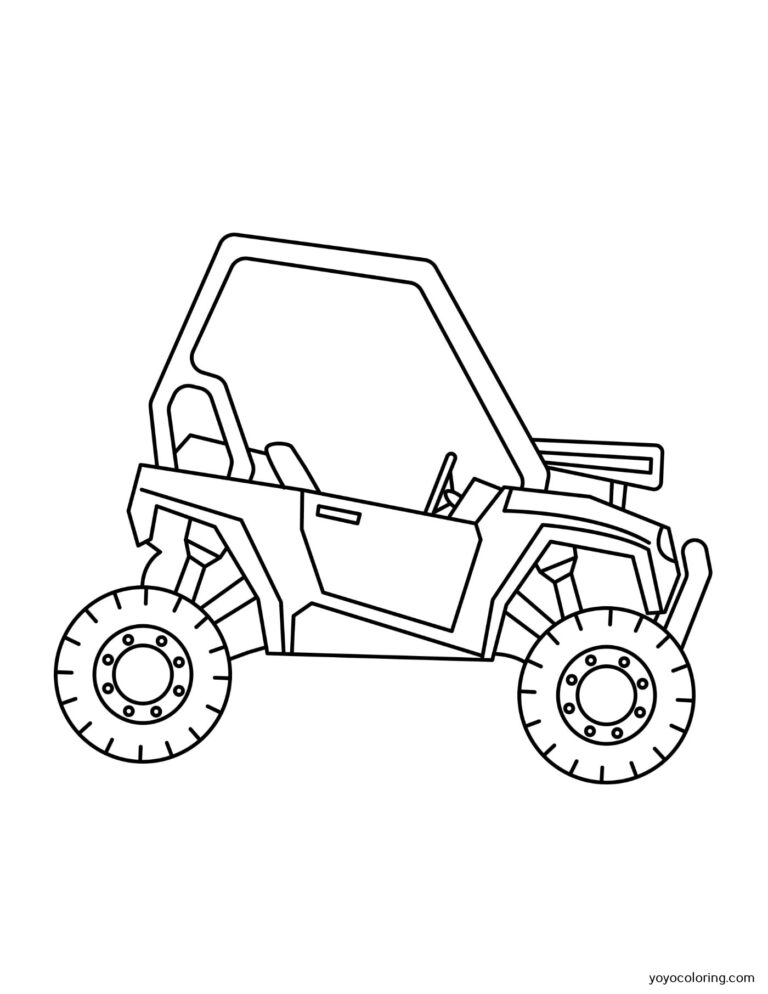 ATV Coloring Pages ᗎ Libro para colorear – Plantilla para colorear