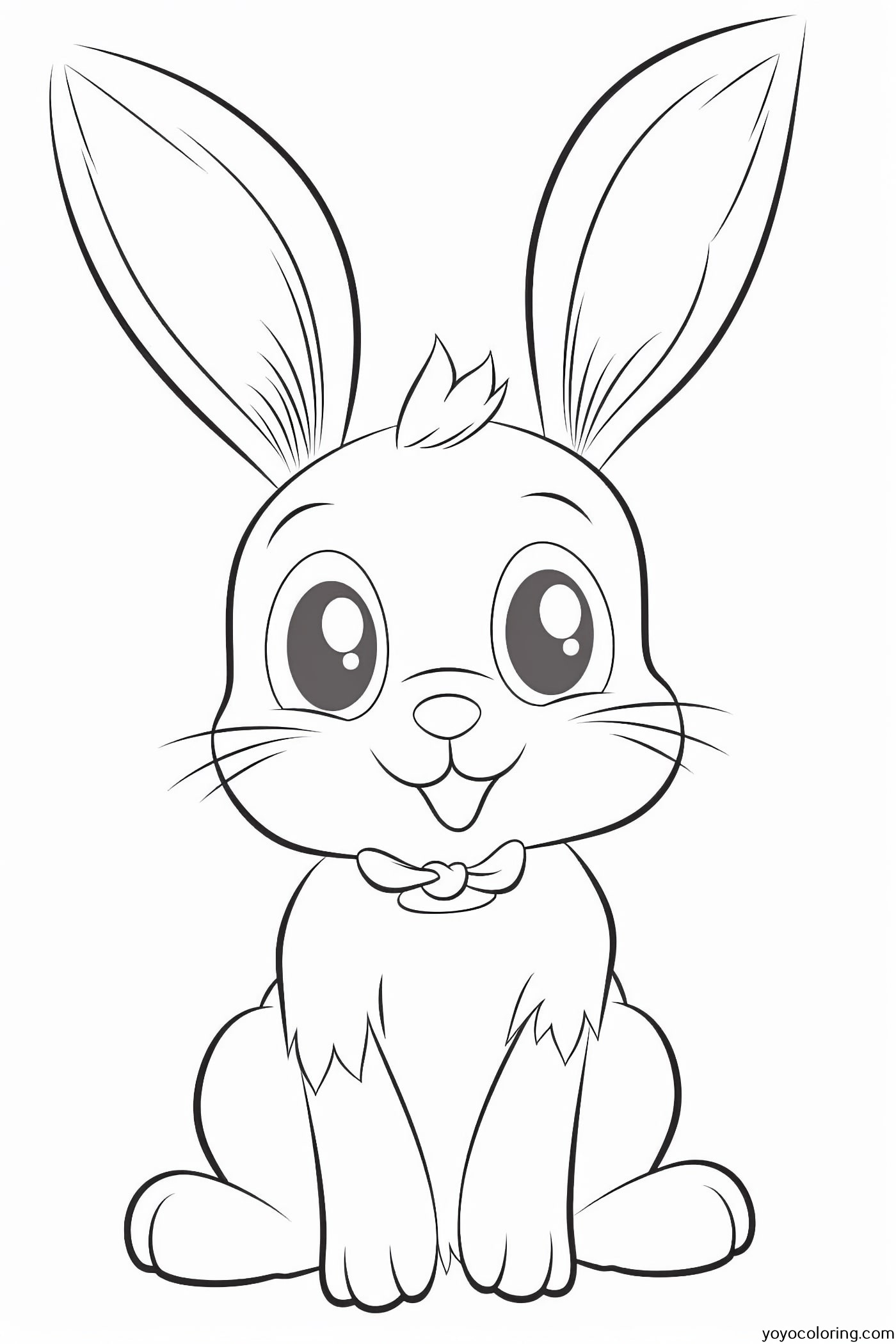 Bunny Coloring Page 02