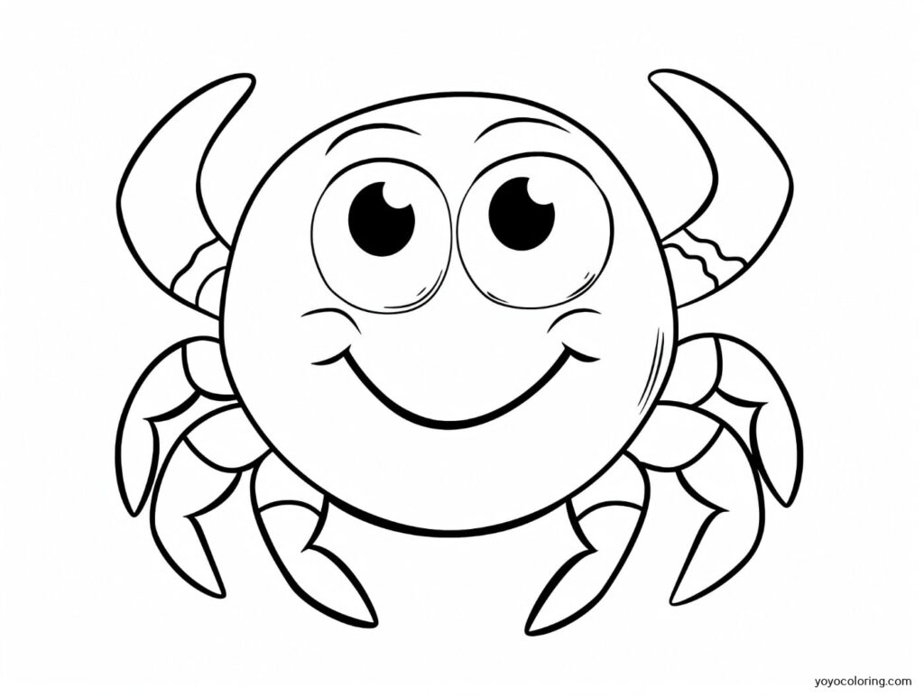 Crab 2 Coloring Pages