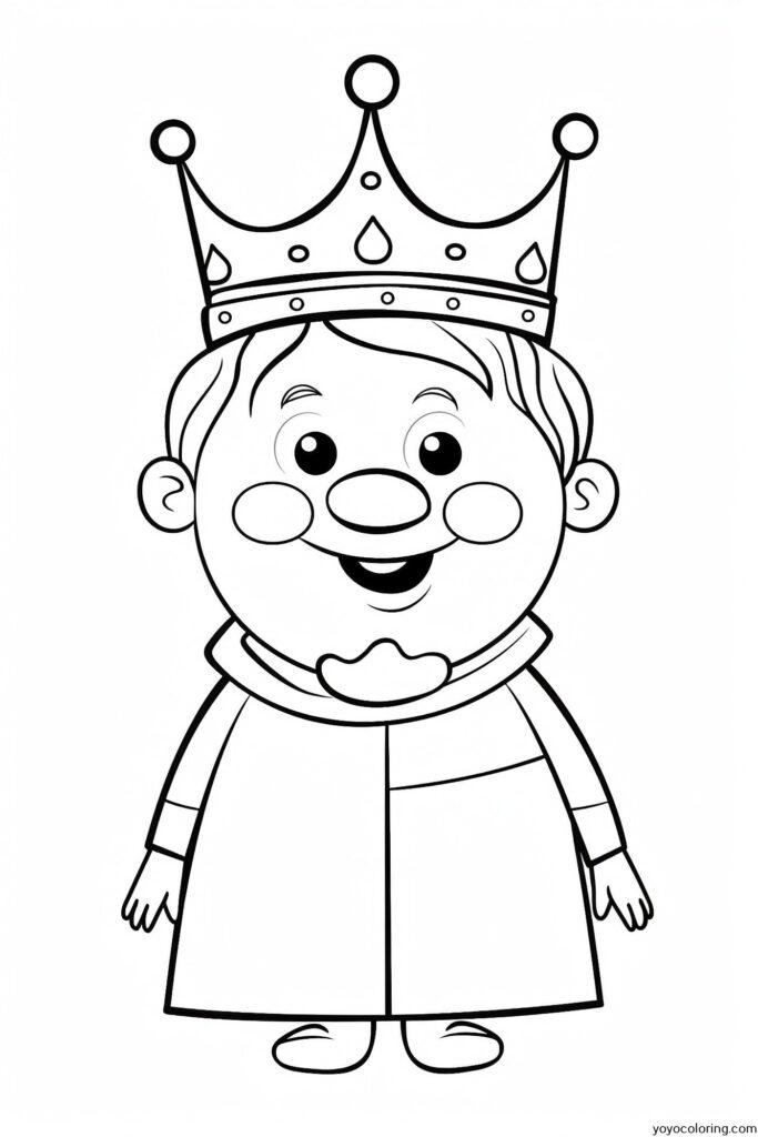 King 3Coloring Pages