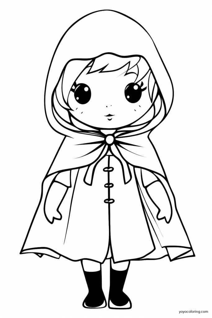 Little Red Riding Hood 1 Coloring Pages