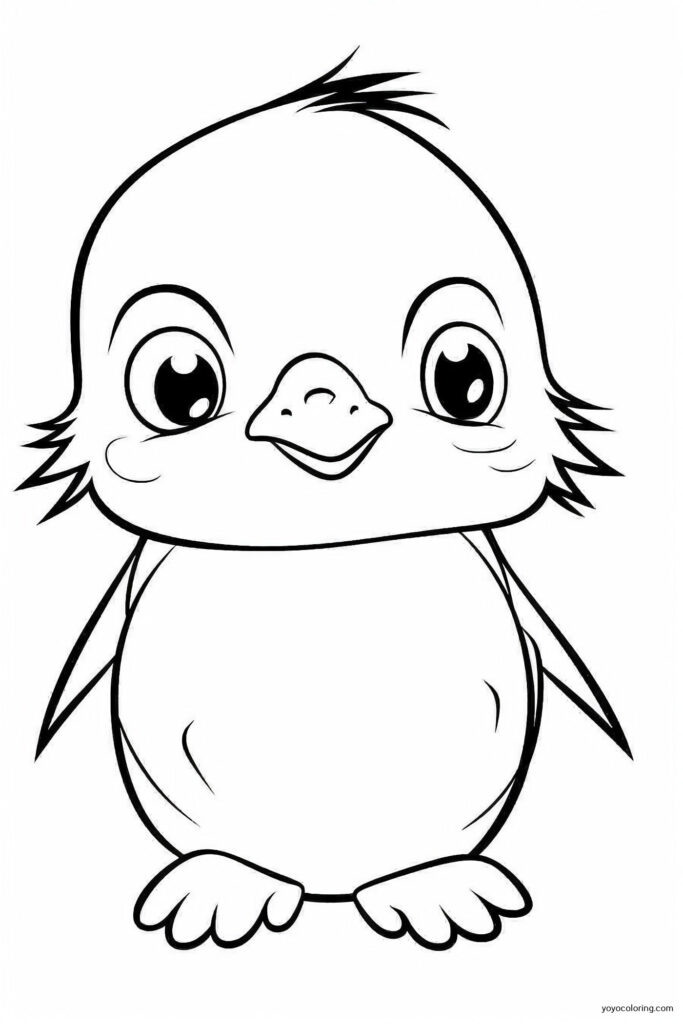 Penguin 1 Coloring Pages