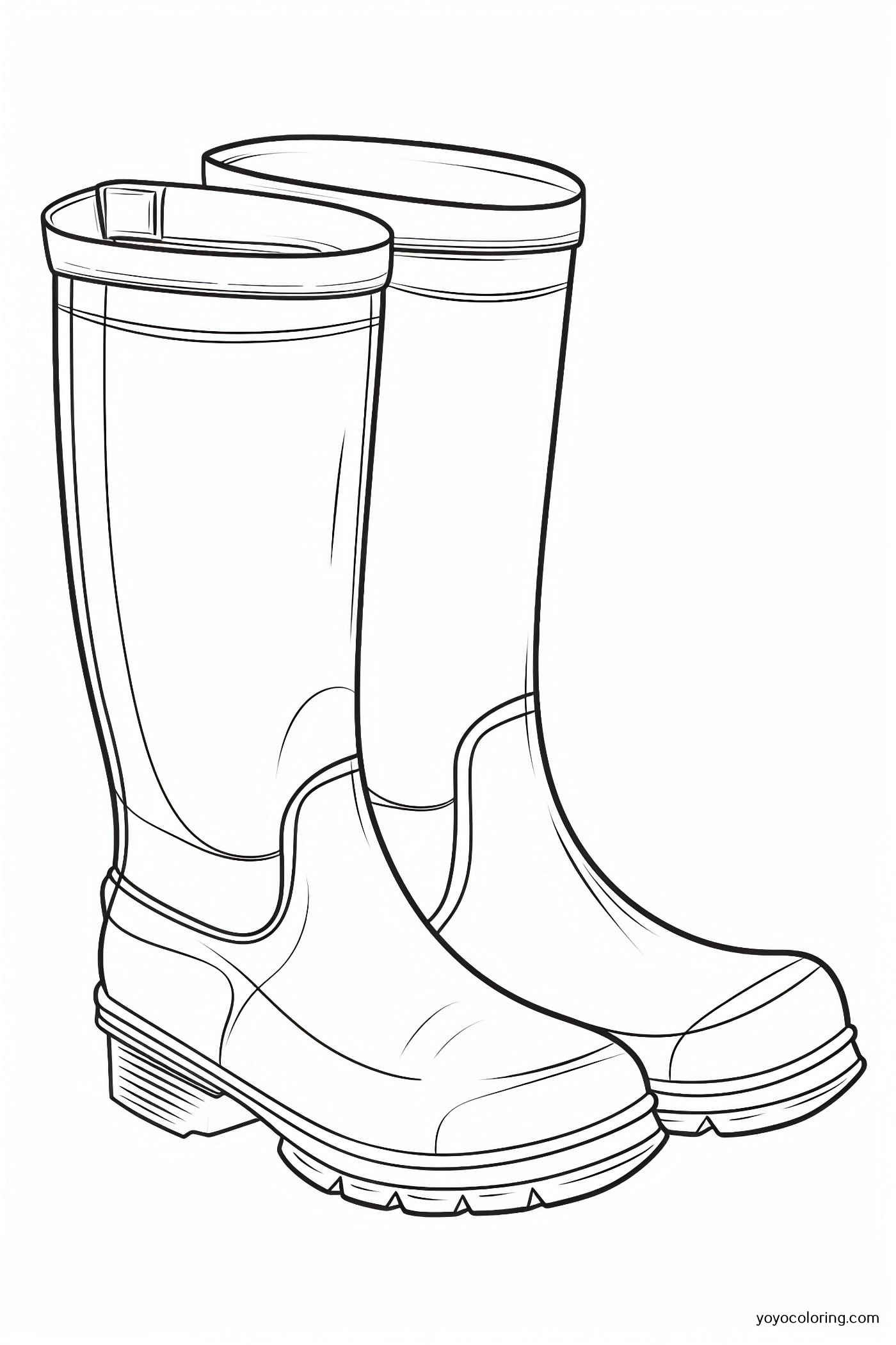 Gummistiefel Ausmalbilder ᗎ Malvorlage zum Ausdrucken
