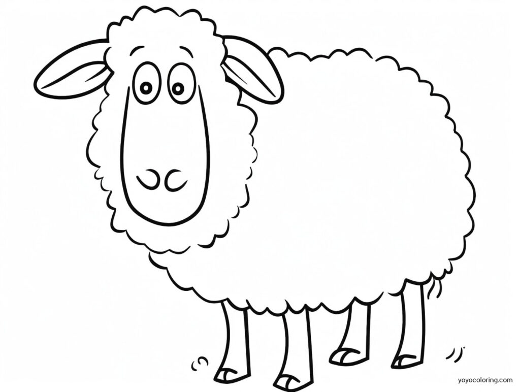 Sheep 1 Coloring Pages