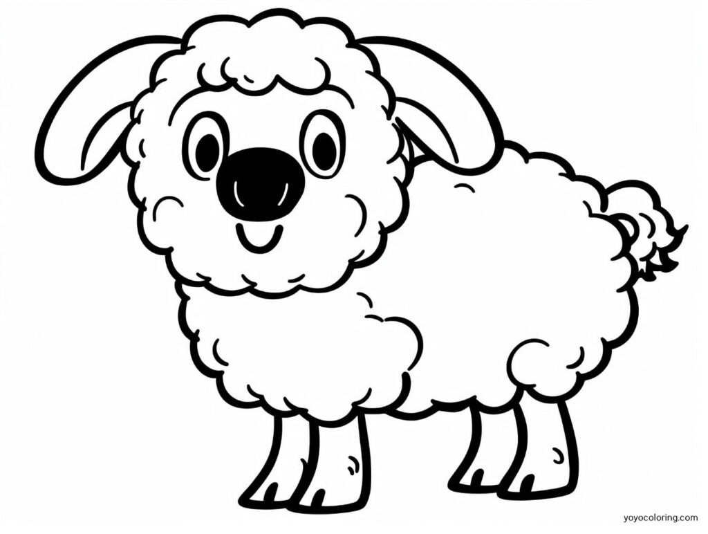 Sheep 2 Coloring Pages