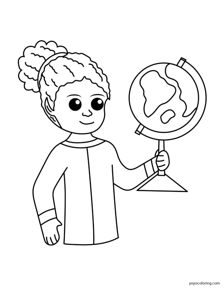 Dibujos Para Colorear De Profesores