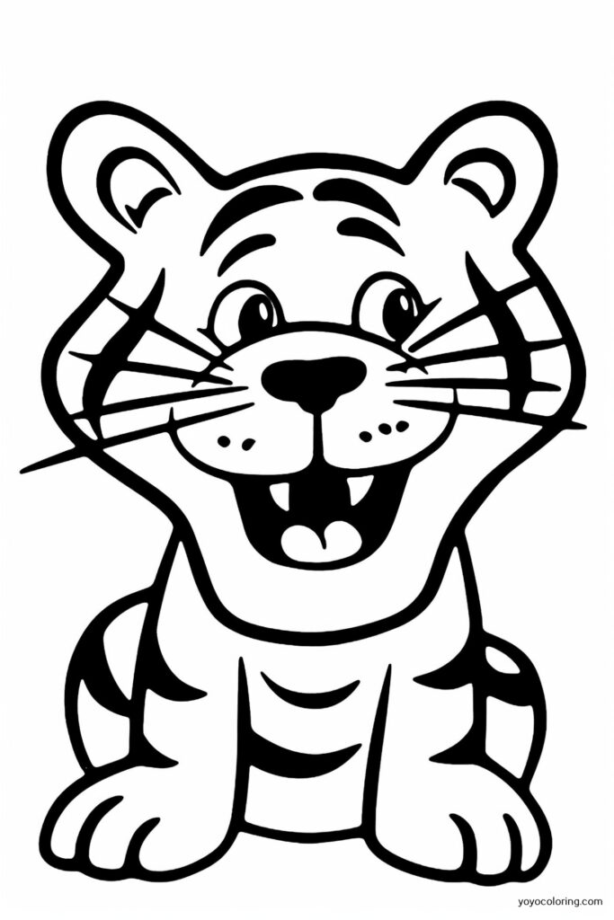 Tiger 1 Coloring Pages