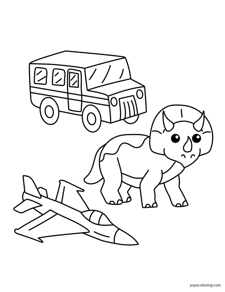 Toy Coloring Pages