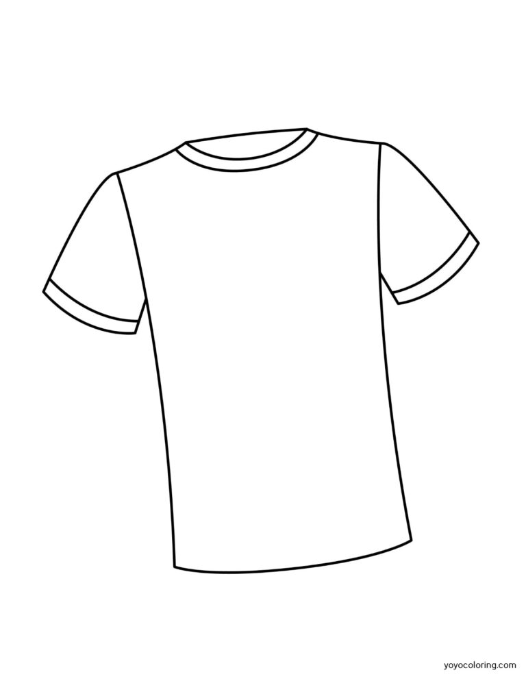 T-Shirt Ausmalbilder ᗎ Zum Ausmalen – Malvorlage