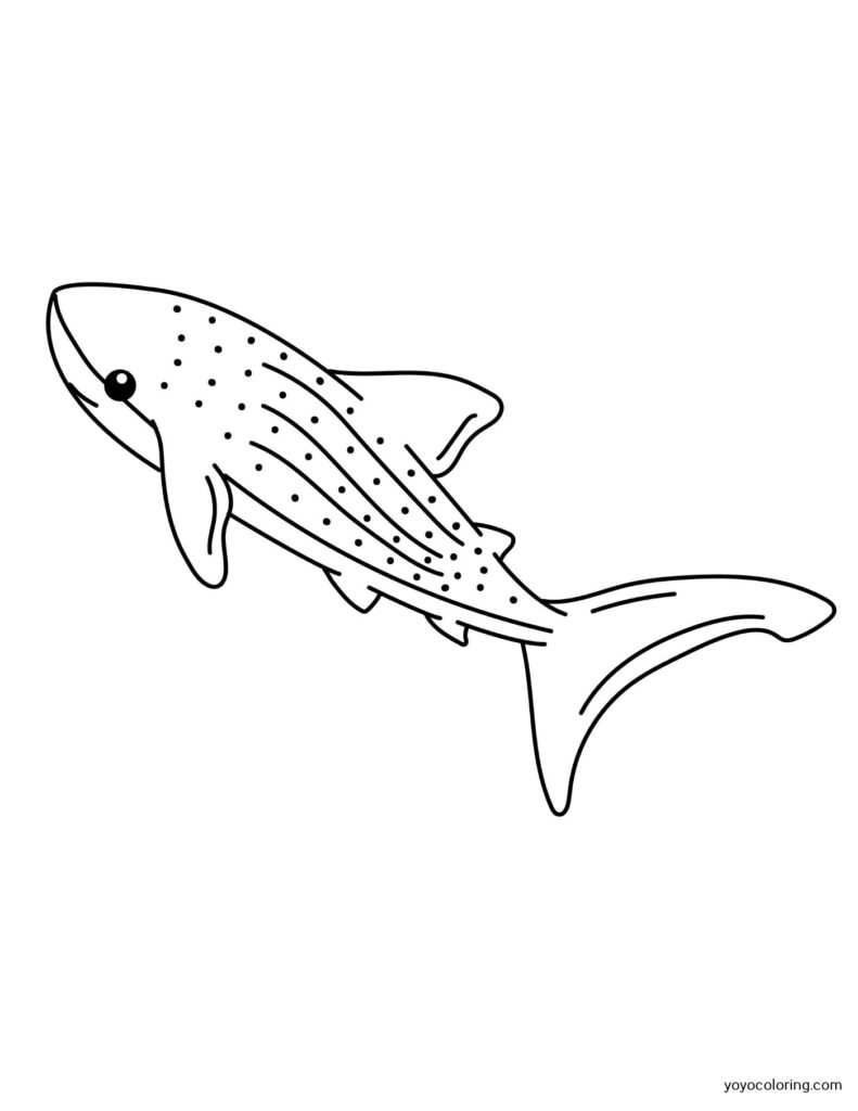 Whale Shark Coloring Pages