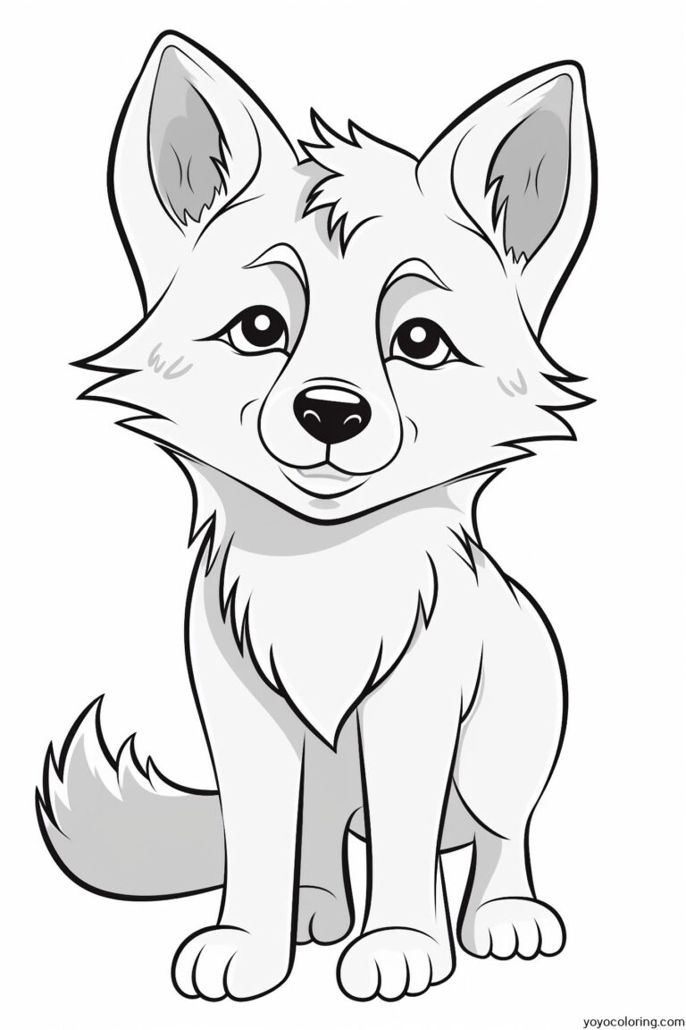 Wolf Coloring Pages ᗎ Coloring book – Coloring Template