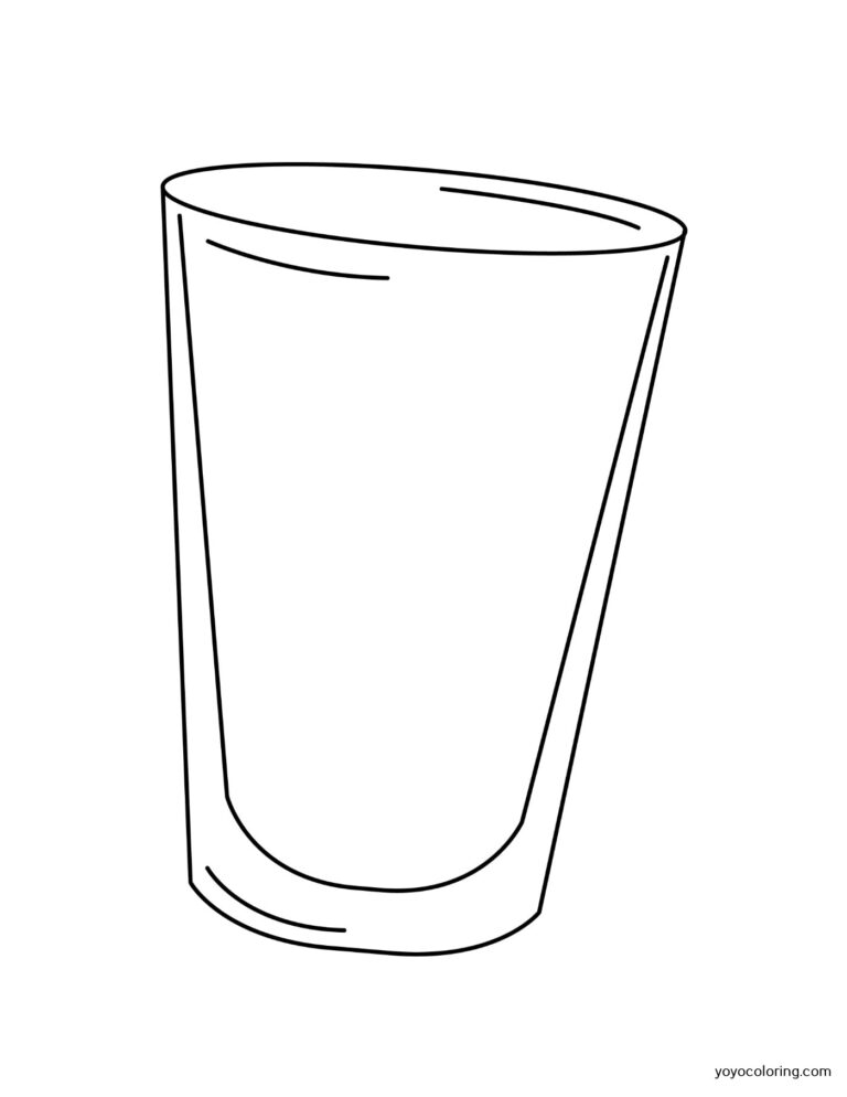 Glass Coloring Pages ᗎ Coloring book – Coloring Template