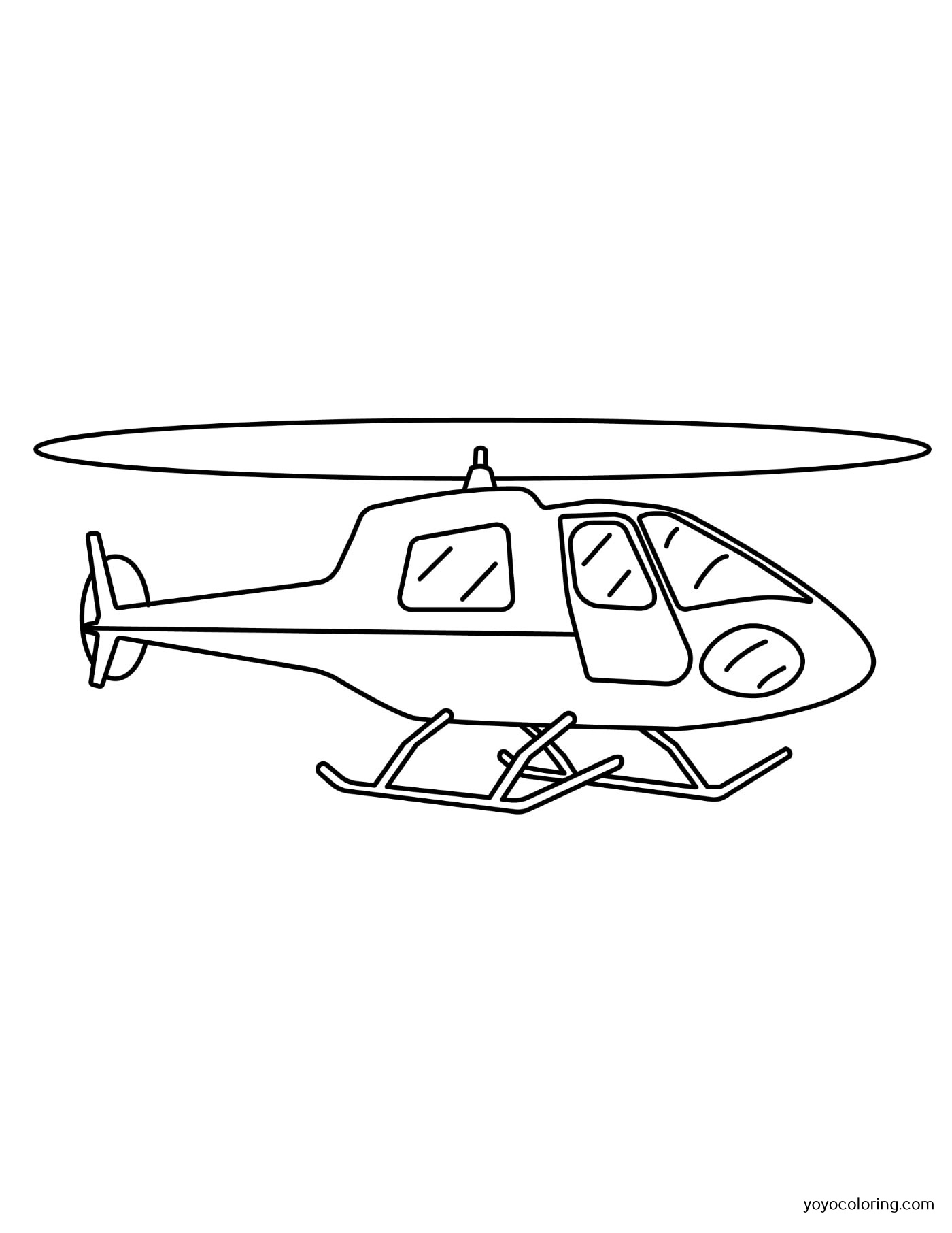 Military Helicopter Coloring Pages