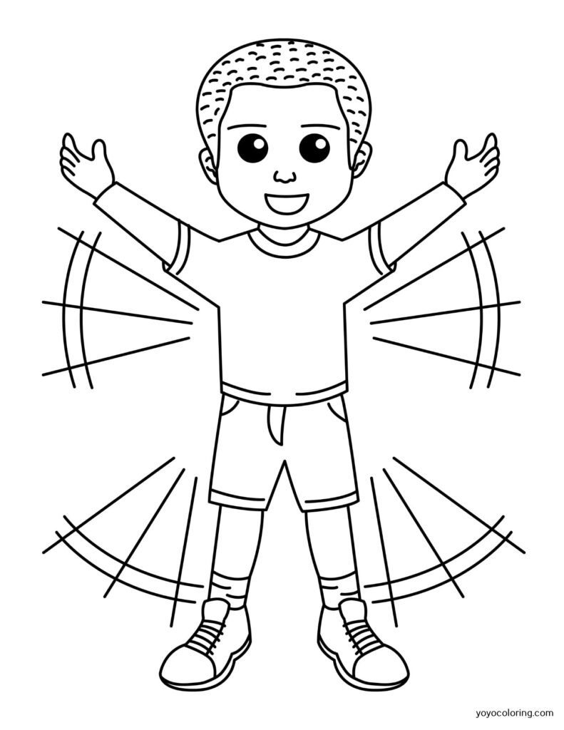 Jumping Jack Coloring Pages