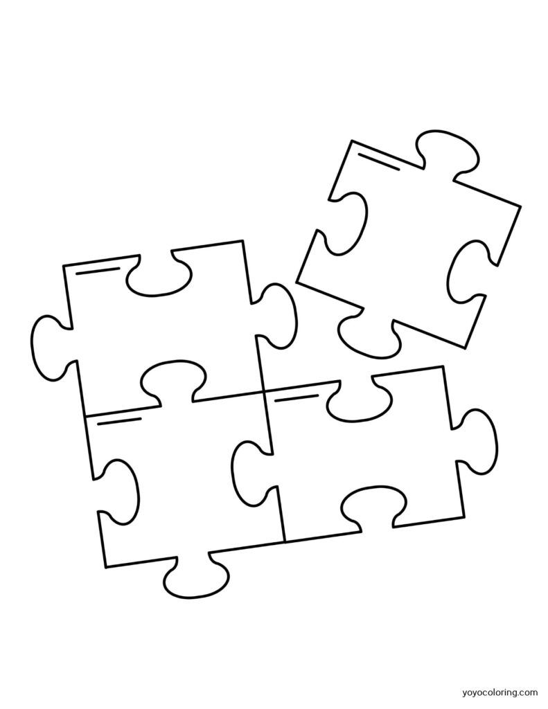Puzzle-Malvorlagen