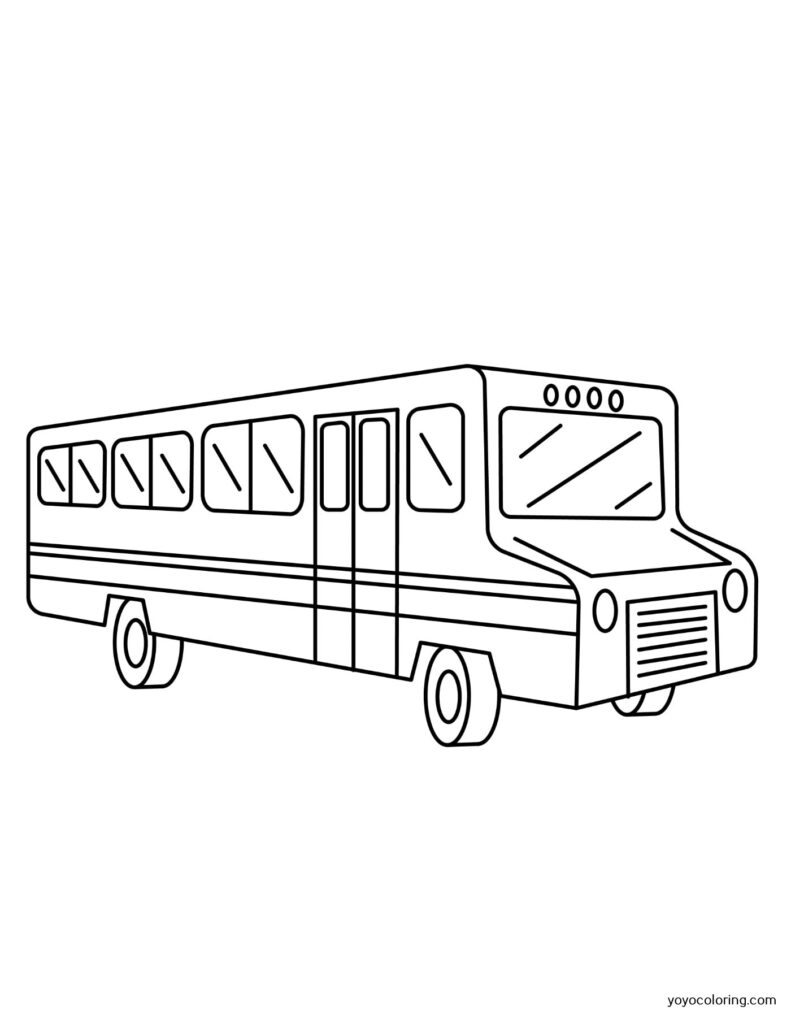 School Bus Coloring Pages