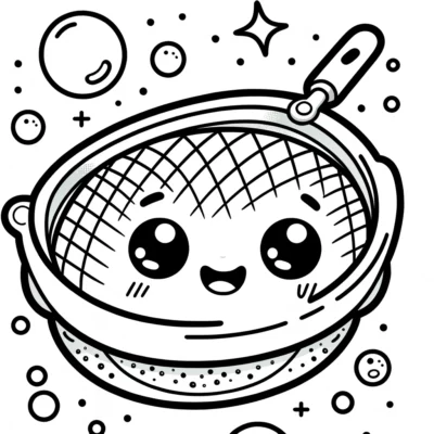 A cartoon of a pan.